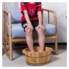 A1DFDFGOQSFG Wooden Foot Basin,Wood Foot Tub, Wooden Foot Basin Wooden Foot Basin,Solid Cedar Wood Foot Basin Tub Bucket for Foot Bath,Pedicure Bowl Spa Massage Wooden Foot Tub, view 4