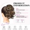Bun, Ladies Fluffy Hair Claw Clip for Voluminous Ponytail & Bun Versatile & Stylish Hair Accessory for Women(White) view 2