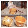 A1DFDFGOQSFG Wooden Foot Basin,Wood Foot Tub, Wooden Foot Basin Foot Tub,Cedar Foot Bath Barrel,Wooden Foot Washing Tub Thicken Solid Wood Pedicure Barrel, (OneColor) view 4