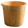 A1DFDFGOQSFG Wooden Foot Basin,Wood Foot Tub, Foot Tub Wooden Foot Basin Oak Foot Bucket, Thick Thermal Foot Bath, Wooden Foot Bath Tub with Cover, (Color : A) (A) view 1
