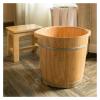A1DFDFGOQSFG Wooden Foot Basin,Wood Foot Tub, Foot Tub Wooden Foot Basin Oak Foot Bucket, Thick Thermal Foot Bath, Wooden Foot Bath Tub with Cover, (Color : A) (A) view 2