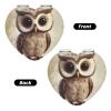 LHDGBNV Cute Owl Compact Mirror for Women Portable Pocket Mirror Folding Mini Mirror with 2 X 1x Magnification for Purse Travel Makeup Mirror Parties Friends Gifts view 2