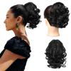 Bun, Ladies Fluffy Hair Claw Clip for Voluminous Ponytail & Bun Versatile & Stylish Hair Accessory for Women(Black) view 1