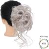 Bun, Messy Hair Bun Wig 25cm with Clasp, Long Beard & Lazy Wind Style for Women(Gray) view 2