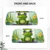 BWLHJKE Frog in a pond Makeup Bag for Women Men Travel Toiletry Bag Aesthetic Purse Pouch Large Pencil Case view 3