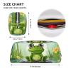 BWLHJKE Frog in a pond Makeup Bag for Women Men Travel Toiletry Bag Aesthetic Purse Pouch Large Pencil Case view 4