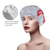 Christmas Winter Gnomes Shower Cap For Women Reusable Double Layers Bathing Bath Cap Hair Caps Waterproof Elastic Band Ladies Spa Salon Shower Hat Hair Caps view 4