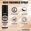 Hair Thickening Fibers&Pump Applicator Set Professional Hair Styling Set- Hair Fibers Barber Enhancement Spray for Mens Hair&Beard- Hairline Enhancer & Volumizing Spray Barber Enhancement Card(Black) view 3