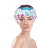 Cute Nurse Shower Cap For Women Reusable Double Layers Bathing Bath Cap Hair Caps Waterproof Elastic Band Ladies Spa Salon Shower Hat Hair Caps view 3