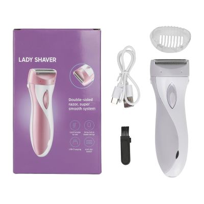 Zheararm Womens Wet & Dry Electric Shaver for Legs & Body, Portable Bikini Trimmer, Rechargeable Painless Body Razors and Facial Hair Remover for Bikini Leg Body Face Underarm