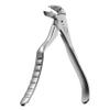 BALUCA Ergonomic Nail Clipper for Seniors - Toenail Clipper for Thick Toenails and Fingernails, Long Handle Nail Clippers with Catcher, Precision Nail Trimmer for Men and Women - Silver view 1
