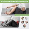 BALUCA Ergonomic Nail Clipper for Seniors - Toenail Clipper for Thick Toenails and Fingernails, Long Handle Nail Clippers with Catcher, Precision Nail Trimmer for Men and Women - Silver view 2