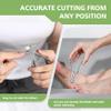 BALUCA Ergonomic Nail Clipper for Seniors - Toenail Clipper for Thick Toenails and Fingernails, Long Handle Nail Clippers with Catcher, Precision Nail Trimmer for Men and Women - Silver view 4