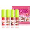 4 Colors Moisturizing Lip Oil Set, Big Brush Head Hydrating Lip Glow Oil, Shiny Moisturizing Lip Gloss, Nourishing & Non-Sticky Long Lasting Fresh Transparent Tinted Plumping Lip Oil- Set B view 1
