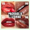 4 Colors Moisturizing Lip Oil Set, Big Brush Head Hydrating Lip Glow Oil, Shiny Moisturizing Lip Gloss, Nourishing & Non-Sticky Long Lasting Fresh Transparent Tinted Plumping Lip Oil- Set B view 2