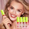 4 Colors Moisturizing Lip Oil Set, Big Brush Head Hydrating Lip Glow Oil, Shiny Moisturizing Lip Gloss, Nourishing & Non-Sticky Long Lasting Fresh Transparent Tinted Plumping Lip Oil- Set B view 3