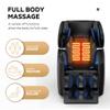 2024 L-Shaped Massage Chair Recliner with Zero Gravity with Full Body Air Pressure for Adults, 49.21" D x 19.69" W x 40.55" H, 5 Preset Automatic Modes and A Retractable Footstool, Black view 3