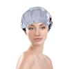 Antarctica Penguins Shower Cap For Women Reusable Double Layers Bathing Bath Cap Hair Caps Waterproof Elastic Band Ladies Spa Salon Shower Hat Hair Caps view 3