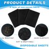 Mixweer 30 Pcs Oilproof and Waterproof Massage Table Sheets Fitted Spa 39 x 87 Inches Bed Cover Disposable Protective Sheets for Beauty Salon Skincare (Black) view 3