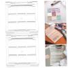 WOONEKY 2pcs Empty Eyeshadow Box Jar Eyeshadow Palette Portable Blush Holding Plate for Makeup Organization view 4