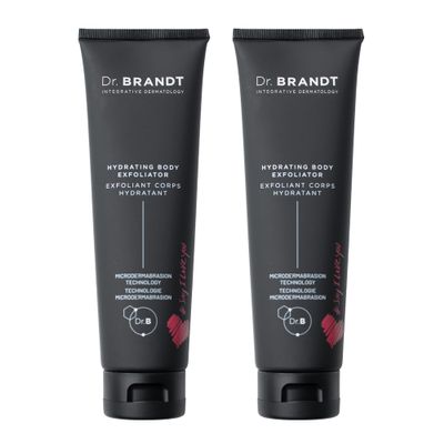 Dr. Brandt Microdermabrasion Hydrating Body Exfoliator - Renews Rough, Dull, Dry & Bumpy Skin - 4.2 oz, Pack of 2