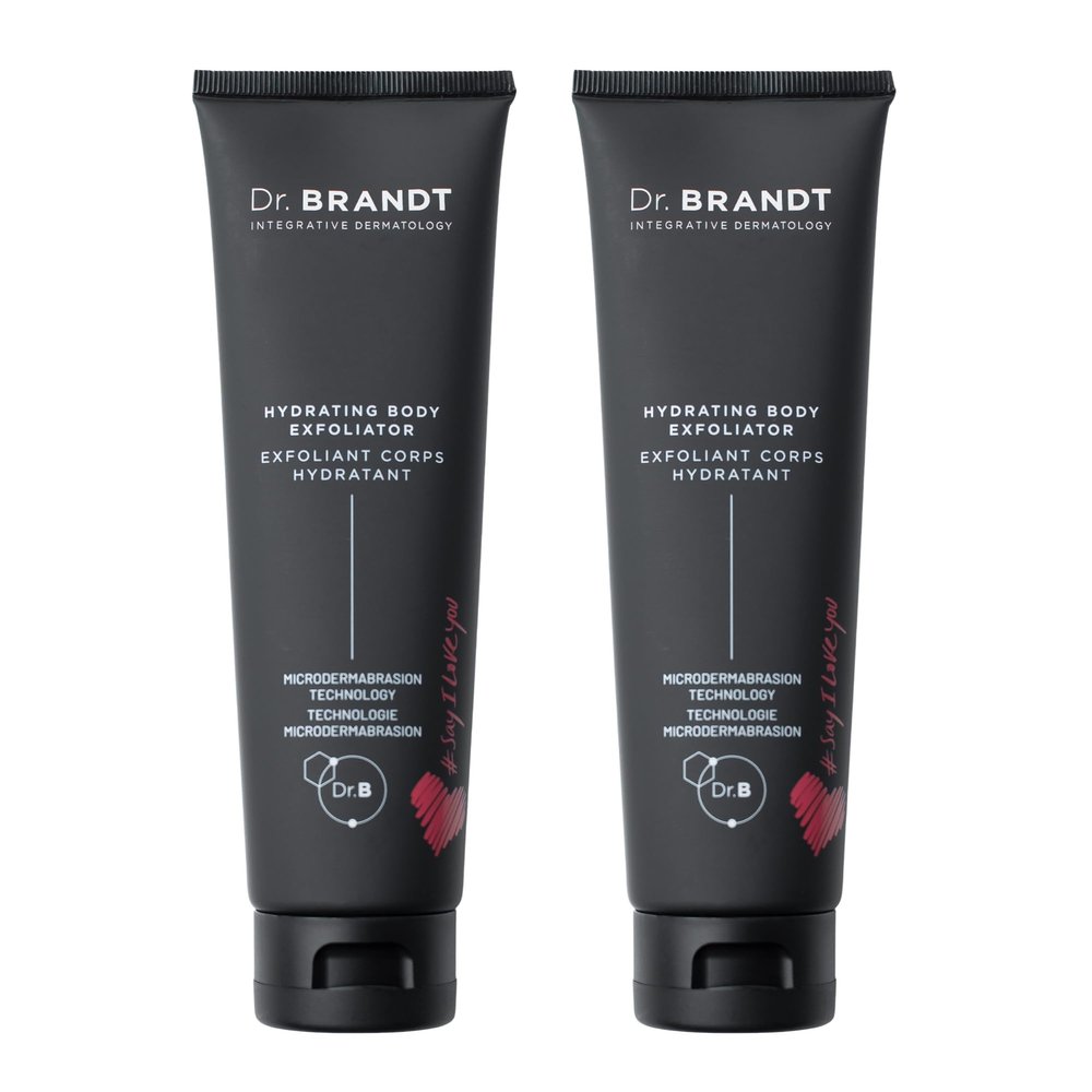Dr. Brandt Microdermabrasion Hydrating Body Exfoliator - Renews Rough, Dull, Dry & Bumpy Skin - 4.2 oz, Pack of 2
