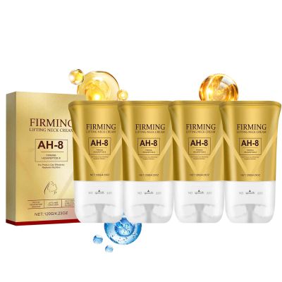 AEEHFENG New Ah-8 Firming Neck Cream, Advanced Neck Firming and Tightening Cream, Neck Firming Cream Tightening Lifting Sagging Skin, Natural Ingredients for All Skin Types (4 Pack)