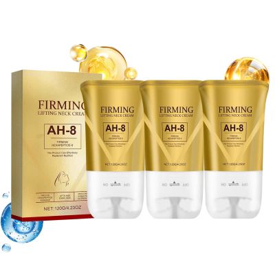 AEEHFENG New Ah-8 Firming Neck Cream, Advanced Neck Firming and Tightening Cream, Neck Firming Cream Tightening Lifting Sagging Skin, Natural Ingredients for All Skin Types (3 Pack)