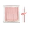 100-Pack Micro Cotton Swabs for Eyelash Extensions | 2mm Cotton Tip Applicators - Adjustable Makeup Brushes for Eyelash Glue, Cleansing & Detailing (Pink) view 1