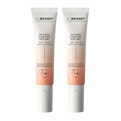 Dr. Brandt iD-STRESS Fatigue Fighting Eye Gel - 0.5 fl oz, Pack of 2 - Rapidly Diminishes Signs of Dryness, Fatigue & Dark Circles in the Eye Area