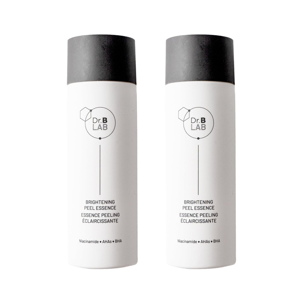 Dr. Brandt Dr. B Lab Brightening Peel Essence - Evens Skin Tone, Smooths Skin Texture & Improves Radiance - 3.4 fl oz, Pack of 2
