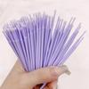 200-Pack Micro Cotton Swabs for Eyelash Extensions | 2mm Cotton Tip Applicators - Adjustable Makeup Brushes for Eyelash Glue, Cleansing & Detailing (Purple) view 3