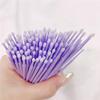 200-Pack Micro Cotton Swabs for Eyelash Extensions | 2mm Cotton Tip Applicators - Adjustable Makeup Brushes for Eyelash Glue, Cleansing & Detailing (Purple) view 4