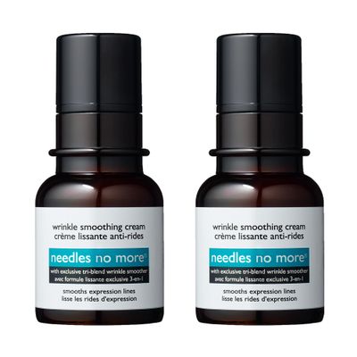 Dr. Brandt Needles No More Wrinkle Smoothing Cream - Smooths Expression Lines, Firms & Protects the Skin - 0.5 oz, Pack of 2