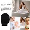 SKISUNO Exfoliating Shower Gloves for Deep Cleansing Comfortable Material Body Scrub Mitts for Men and Women Easy to Use for Dead Skin Removal Bathing view 4