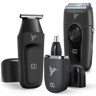 HUMMINGBIRD Travel Trio Includes MK1 Compact Trimmer, MK2 Compact Foil Shaver and MK12 Compact Nose & Ear Trimmer