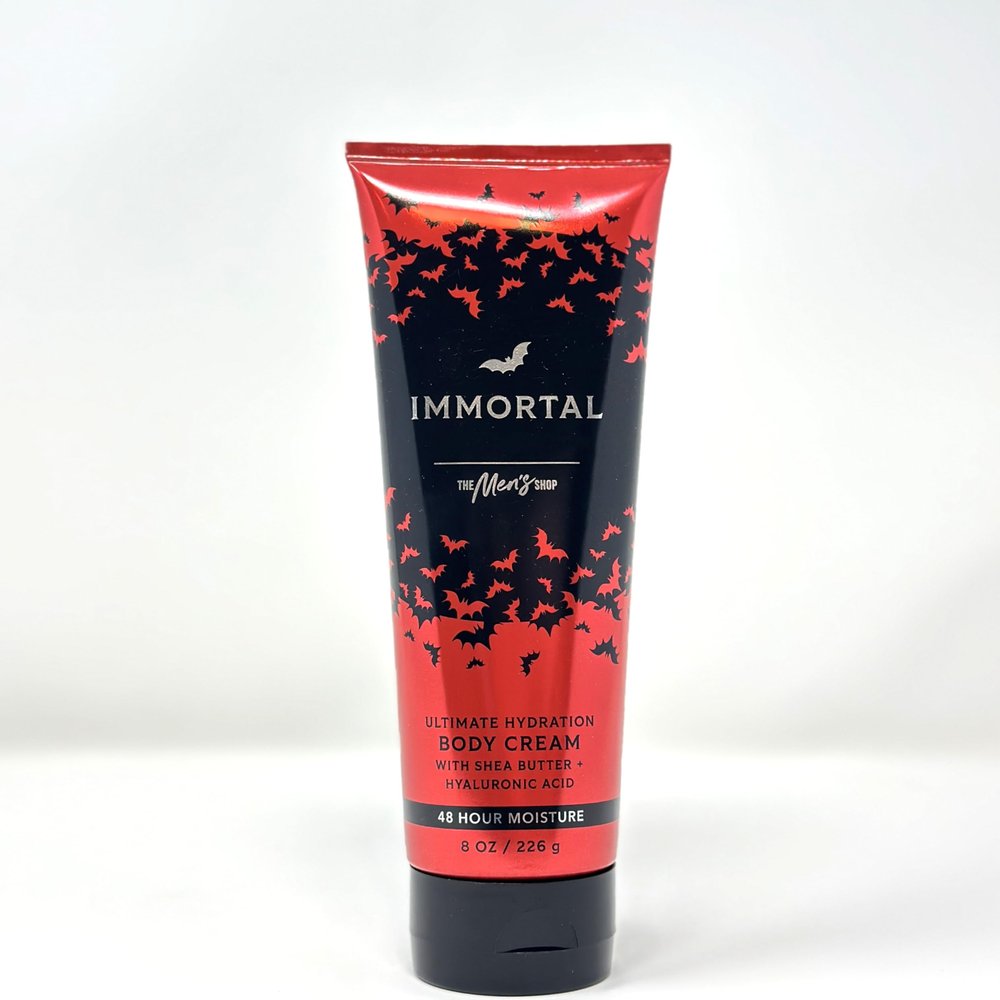 Bath and Body Ultimate Hydration Body Cream For Men's With Shea butter 8 FL OZ (8 FL OZ, Immortal)