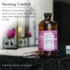 HERITAGE STORE Organic Castor Oil Pack Wrap Kit - Soothing Castor Oil Packs, Heat Compress for Abdomen, Joints, Overall Health - 16oz Cold Pressed Organic Castor Oil and 12 x 27 in. Wool Flannel Cloth view 3