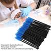 100pcs Disposable Eyelash Brush Set, Versatile Mascara Wands and Applicators, Convenient Eyelashes Makeup Brushes for Makeup (Blue) view 2