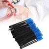 100pcs Disposable Eyelash Brush Set, Versatile Mascara Wands and Applicators, Convenient Eyelashes Makeup Brushes for Makeup (Blue) view 3