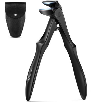 2025 Long Handle Toenail Clippers for Seniors, Angled Head Very Sharp Nail Clippers with Wide Opening for Men Wome, Toenail Clipper with Catcher for Thick Toenails and Fingernails
