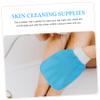 ADOCARN 2pcs Exfoliating Bathing Gloves Skin Scrubbing Mittens for Deep Clean and Gentle Massage for Home Hotel and Dormitory Use and Artificial Material Elastic Band view 4