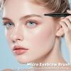 20 Pcs Micro Eyebrow Brush, Eyebrow Spoolie Brush Spoolies for Eyebrows Eyelash Brushes Brow Lamination Lash Lift Tool for Eyebrows and Eyelashes Extensions, Black view 2