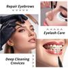 20 Pcs Micro Eyebrow Brush, Eyebrow Spoolie Brush Spoolies for Eyebrows Eyelash Brushes Brow Lamination Lash Lift Tool for Eyebrows and Eyelashes Extensions, Black view 3