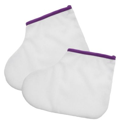 HAPINARY Foot Paraffin Bags Wax Warmer Cover Wax Refills Liners Nourishing Foot Care Therapy Mitts Covers