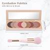 Color Nymph Naked Eyeshadow & Blush Palette SetHighly Pigmented Blush Highlighter Bronzer Makeup PalettesTravel Friendly Shimmer Powder Face Pallet view 2