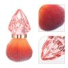 Beaupretty 2pcs Nail Art Dusting Brush Diamond Shape Powder Brush for Makeup Nail Art Efficient Dust Collector for Women Design view 2