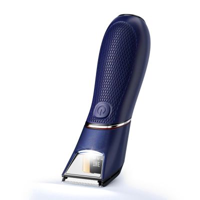 LGTGH Body Hair Trimmer for Men: Pubic Hair Trimmer with Mirror & LED Light - Electric Ball Shavers with Ceramic Blades & Travel Lock - Body Groomer IPX7 Waterproof Wet/Dry Use for Groin/Legs/Chest