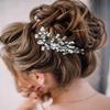 Asooll Bridal Wedding Hair Comb Silver Rhinestone Hair Piece Crystal Hair Accessories for Women view 1
