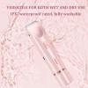 2 in 1 Electric Lady Shaver, 2025 Best Bikini Trimmer for Women, Wet and Dry Use Body Trimmer for Bikini Underarm Leg Arm Body Face, Dual Head Groomer, Body Grooming Tool (Pink) view 4